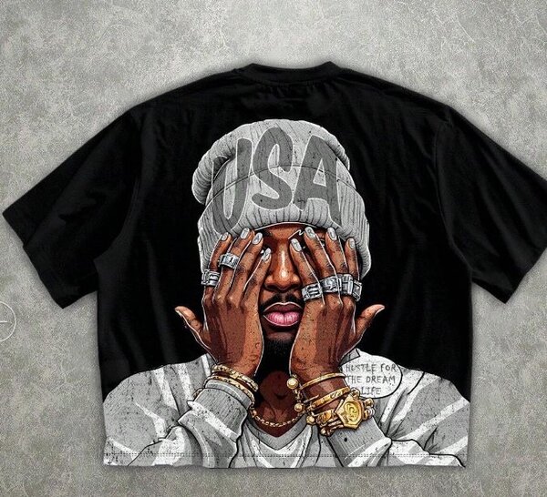 T-shirt avec design graphique USA