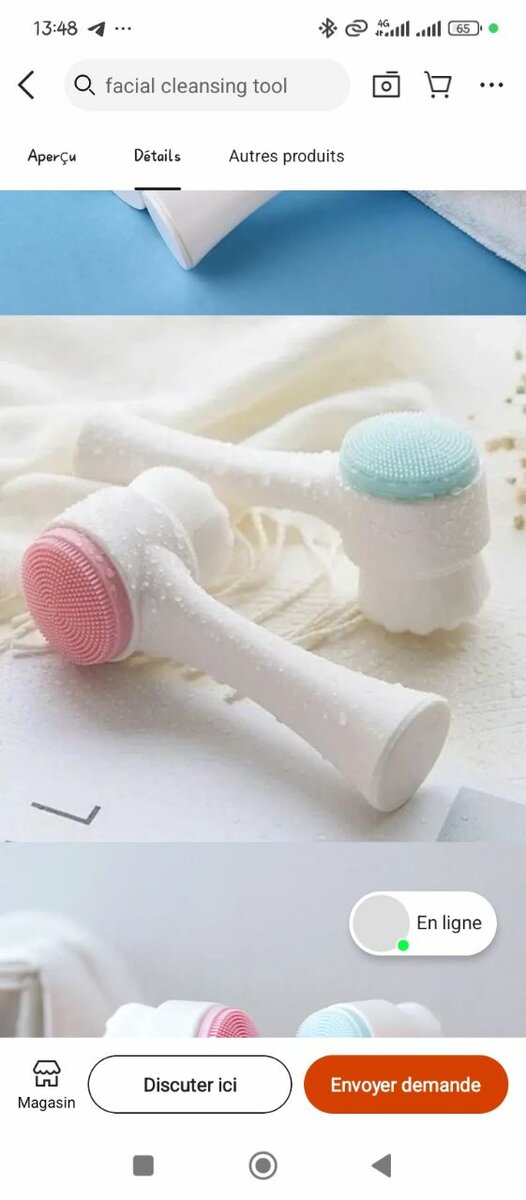 Brosse Nettoyage Visage Silicium