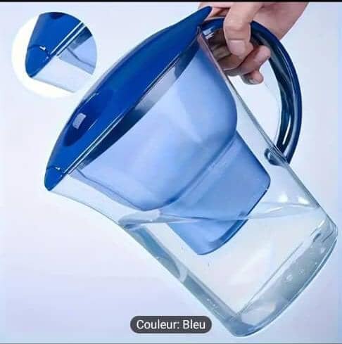 Carafe filtrante bleue 3.5L