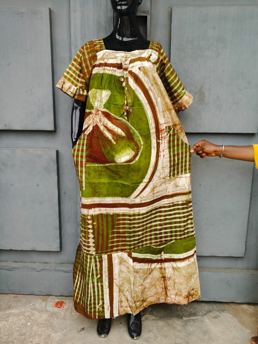 Boubou imprimée colorée