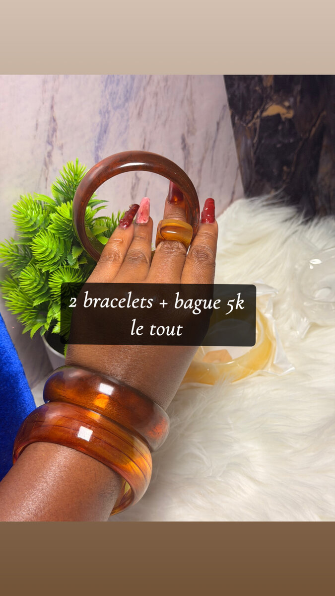 Ensemble Bracelets et Bague