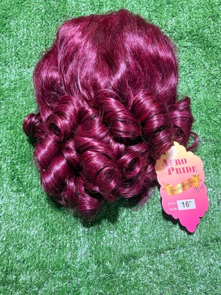 Perruque bouclée 16 pouces