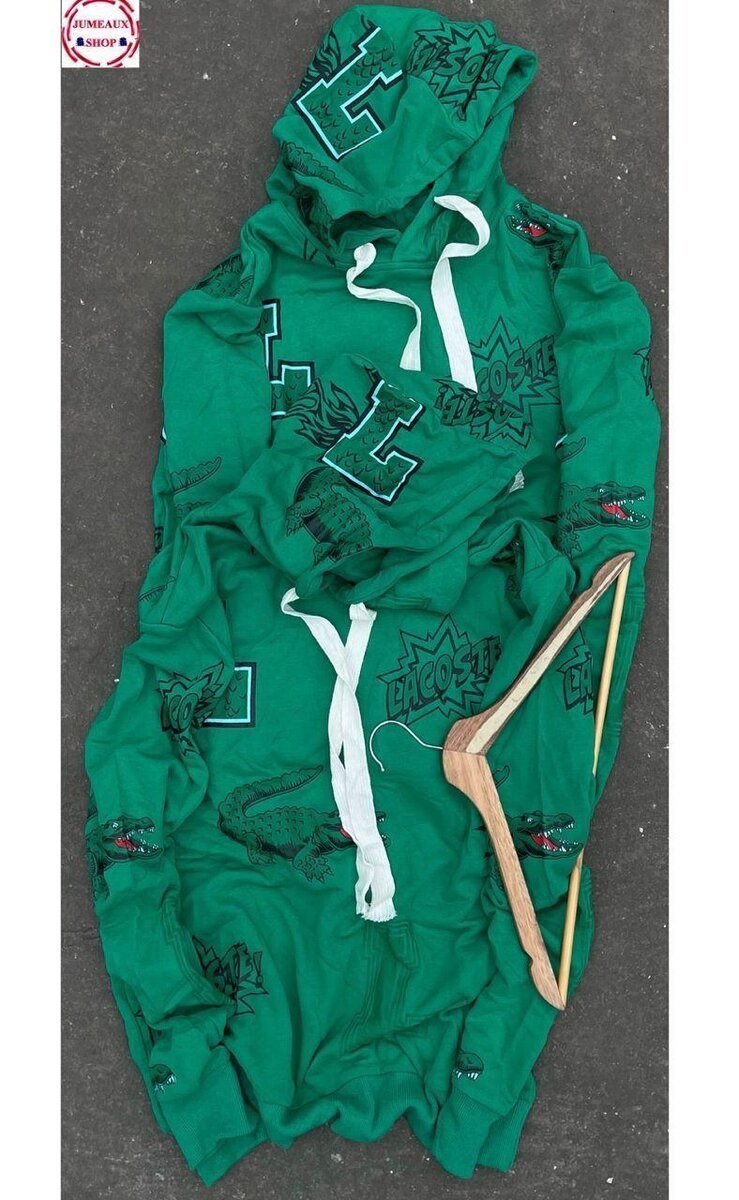 Sweat à capuche imprimé crocodile