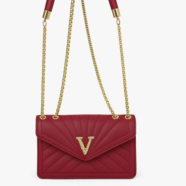 Sac bandoulière élégant rouge