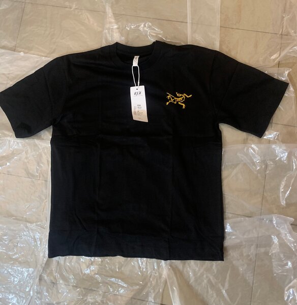 T-shirt noir graphique Arc'teryx