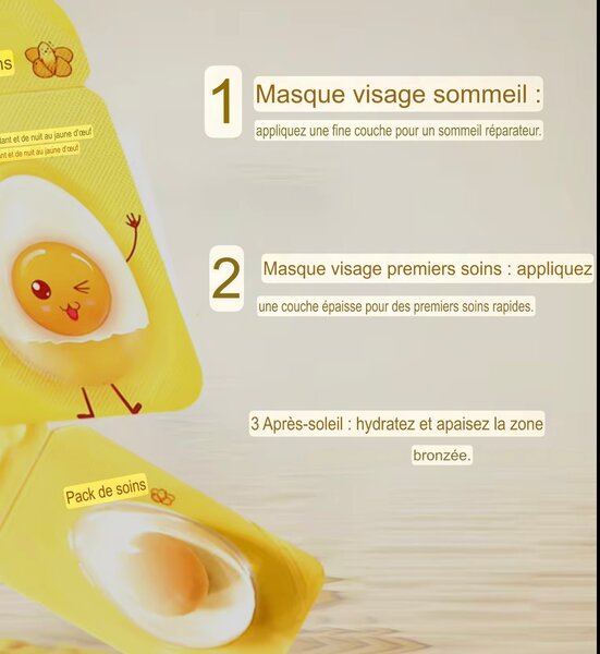 Masque visage nourrissant
