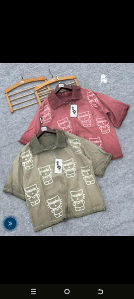 Chemisier imprimé chat