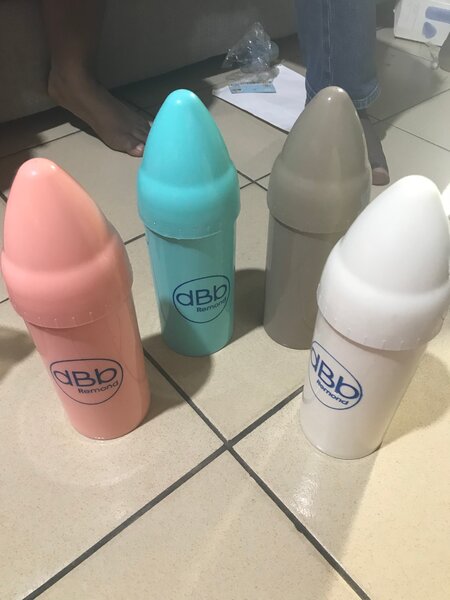 Beo Bouteille d'eau bébé en silicone