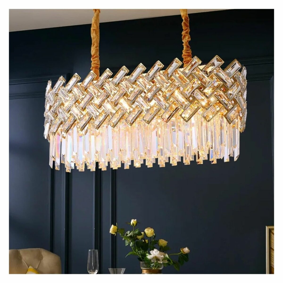 Lustre Cristal Moderne Élégant