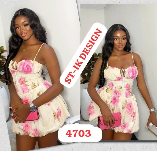 Robe à fleurs élégante