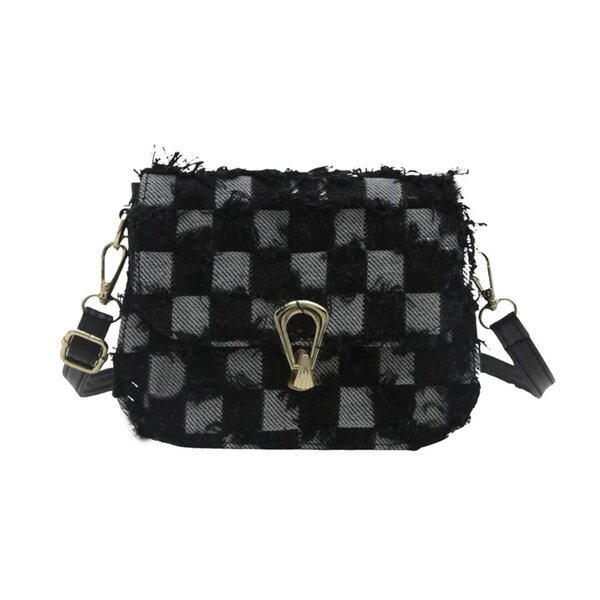 Sac Bandoulière à carreaux chic