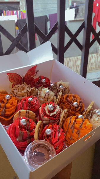 Délicieux cupcakes assortis