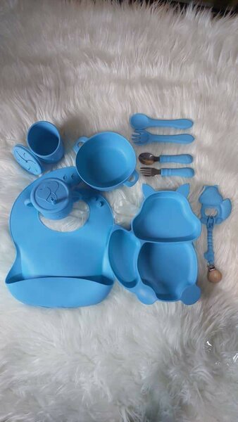 Coffret Repas Bébé en Silicone
