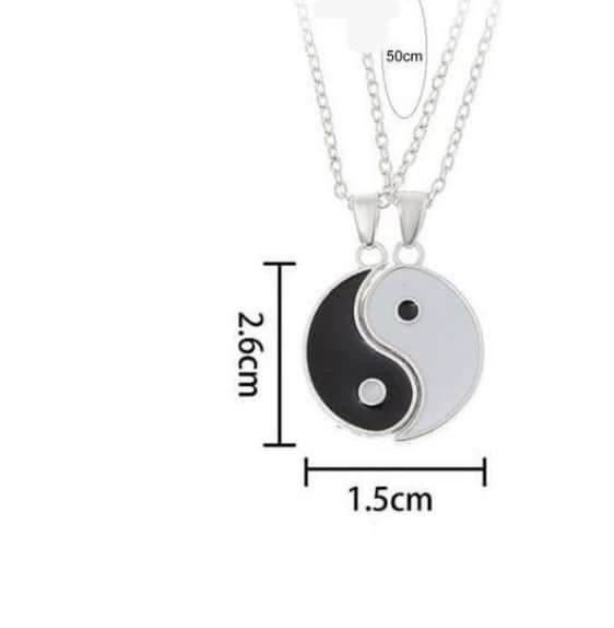 Collier Yin Yang Argent