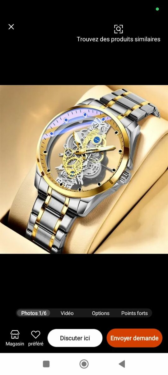 Montre Squelette Luxe