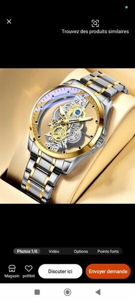 Montre Squelette Luxe