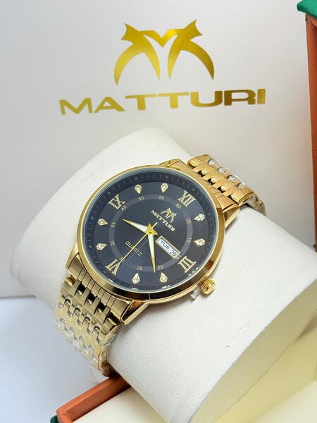 Montre homme Matturi en or