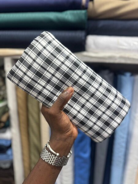 Tissu carreaux pour chemise homme