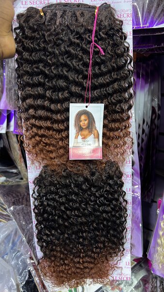 Extension Cheveux Bouclés Ombre