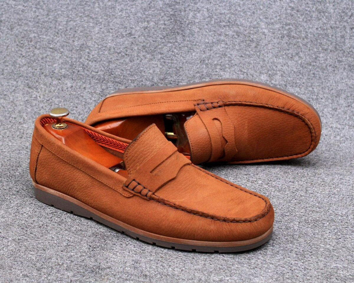 Mocassins élégants en cuir