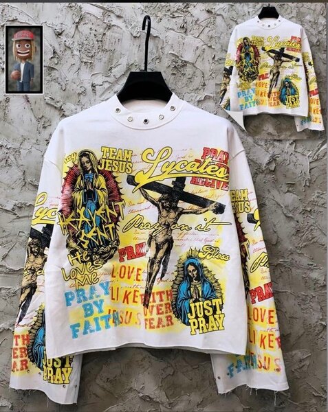 Sweat-shirt streetwear imprimé