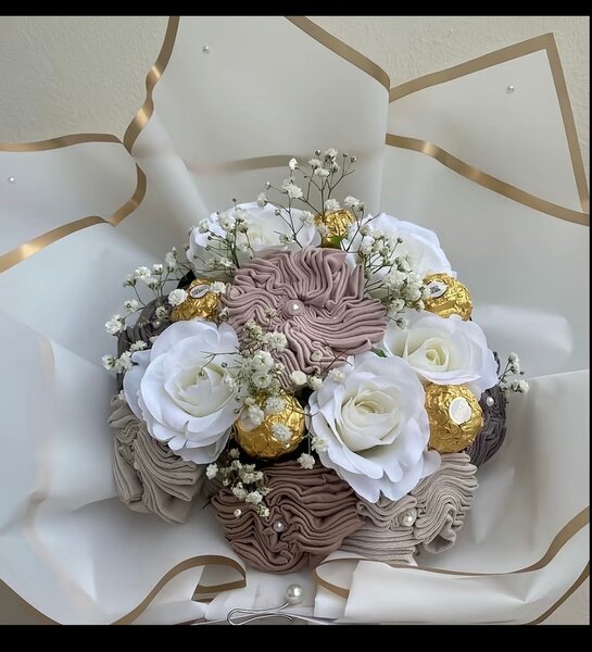 Bouquet de fleurs en tissu