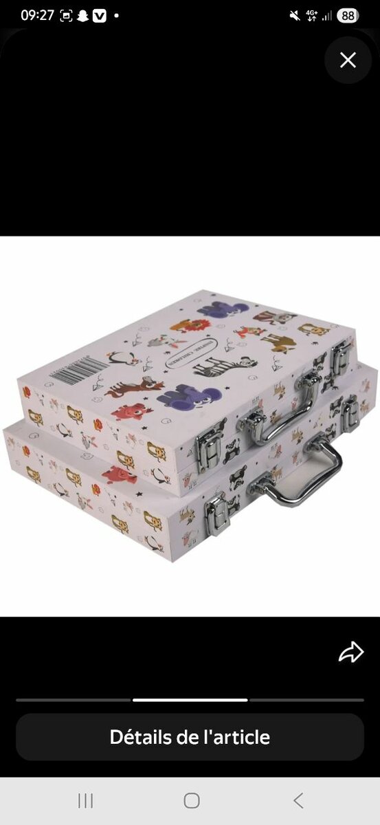 Coffret d'art pour enfants