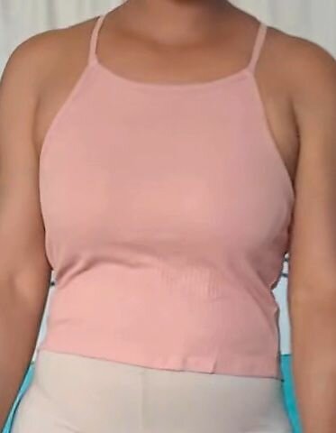 Top Femme Rose Élégant