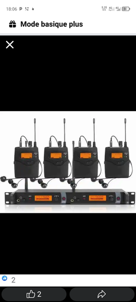 Système microphones sans fil