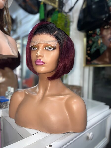 Perruque 2 ton rouge