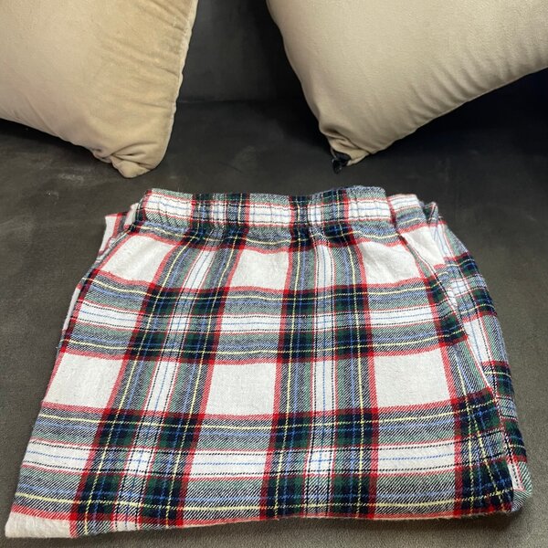 Pyjamas en flanelle à carreaux
