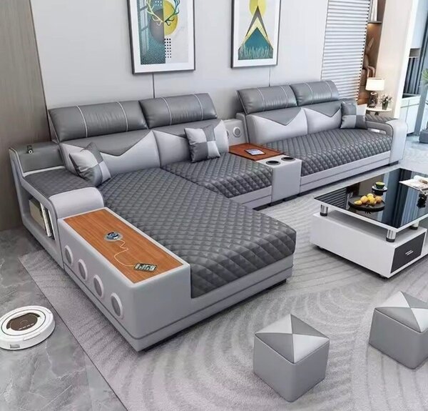 Canapé d'angle modulaire moderne