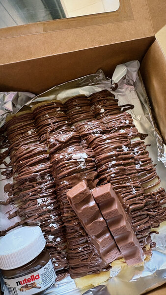 Crêpes Nutella -kinder