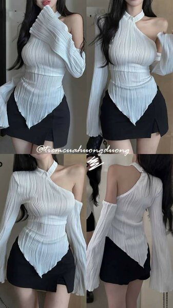 Blouse asymétrique élégante