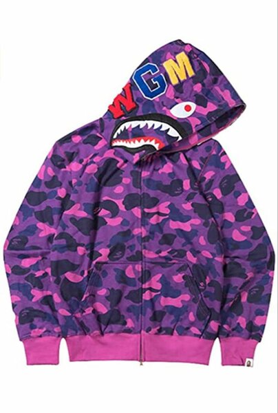 Sweat à capuche camouflage Bape