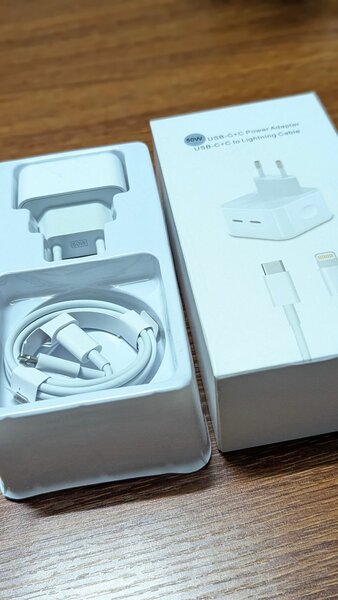 Chargeur 50W USB-C vers Lightning