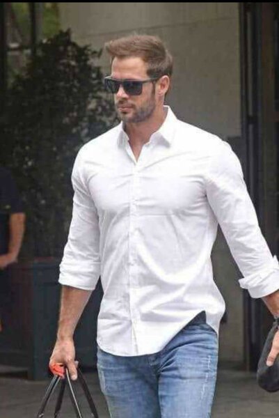 Chemise Blanche Élégante Homme