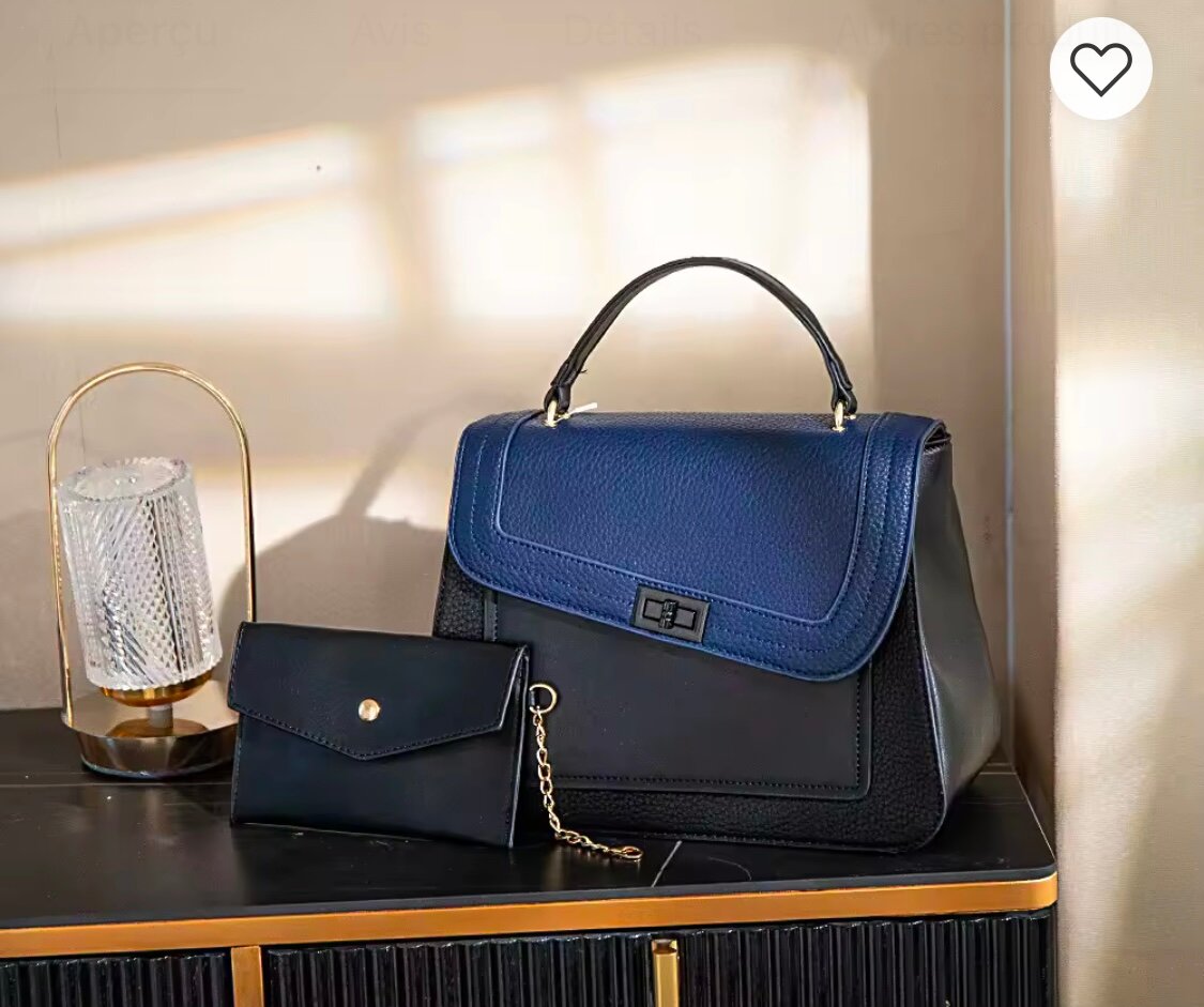 Sac élégant avec pochette