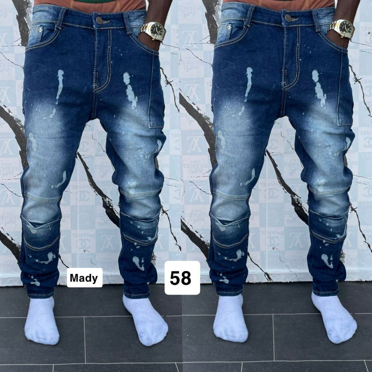 Jeans ample décontracté