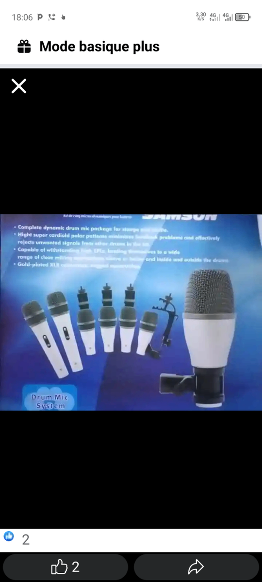 Système microphones sans fil