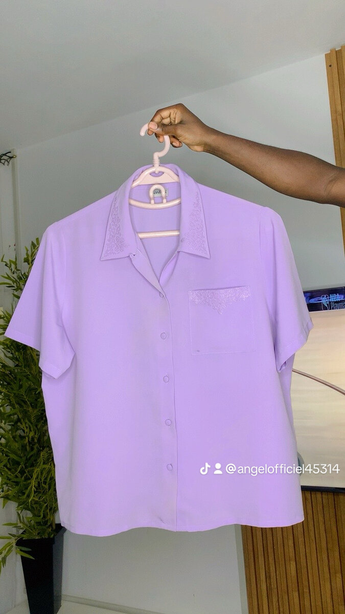 Chemise élégante en coton