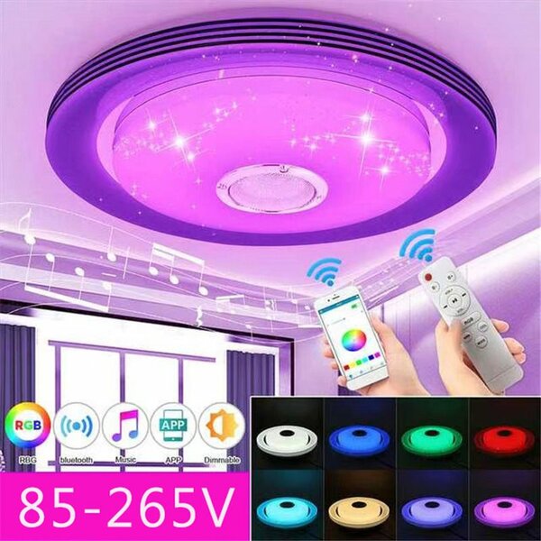 Plafonnier LED RGB avec Télécommande