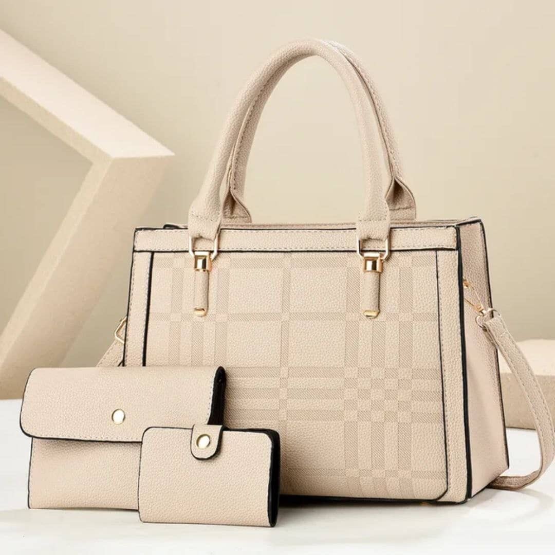 3-Piece Elegant Handbag Set