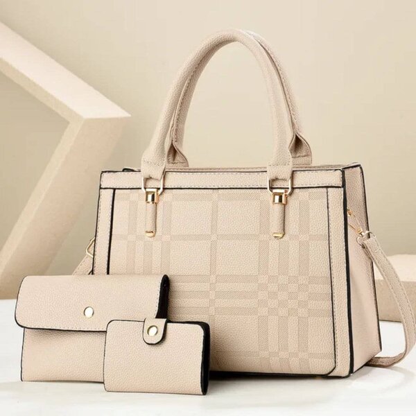 3-Piece Elegant Handbag Set