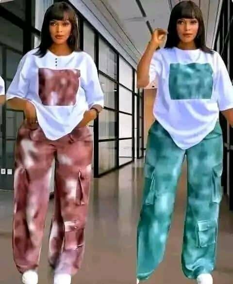 T-shirt et Pantalon Décontracté Femme