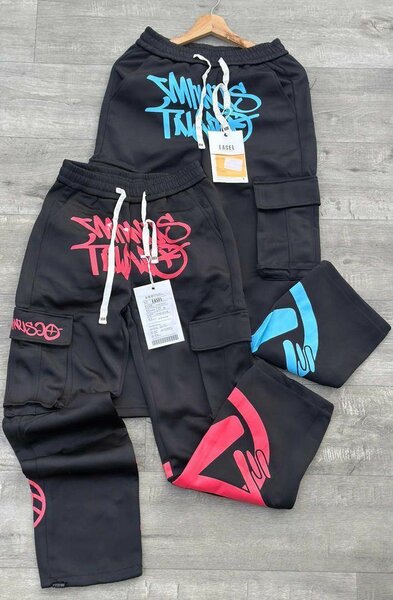 Pantalon cargo homme graphique