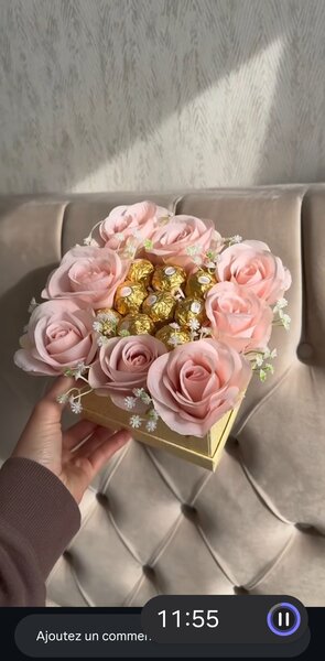 Coffret de Roses et Chocolats