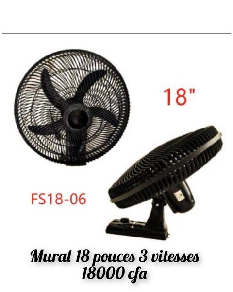 Ventilateur mural 18 pouces
