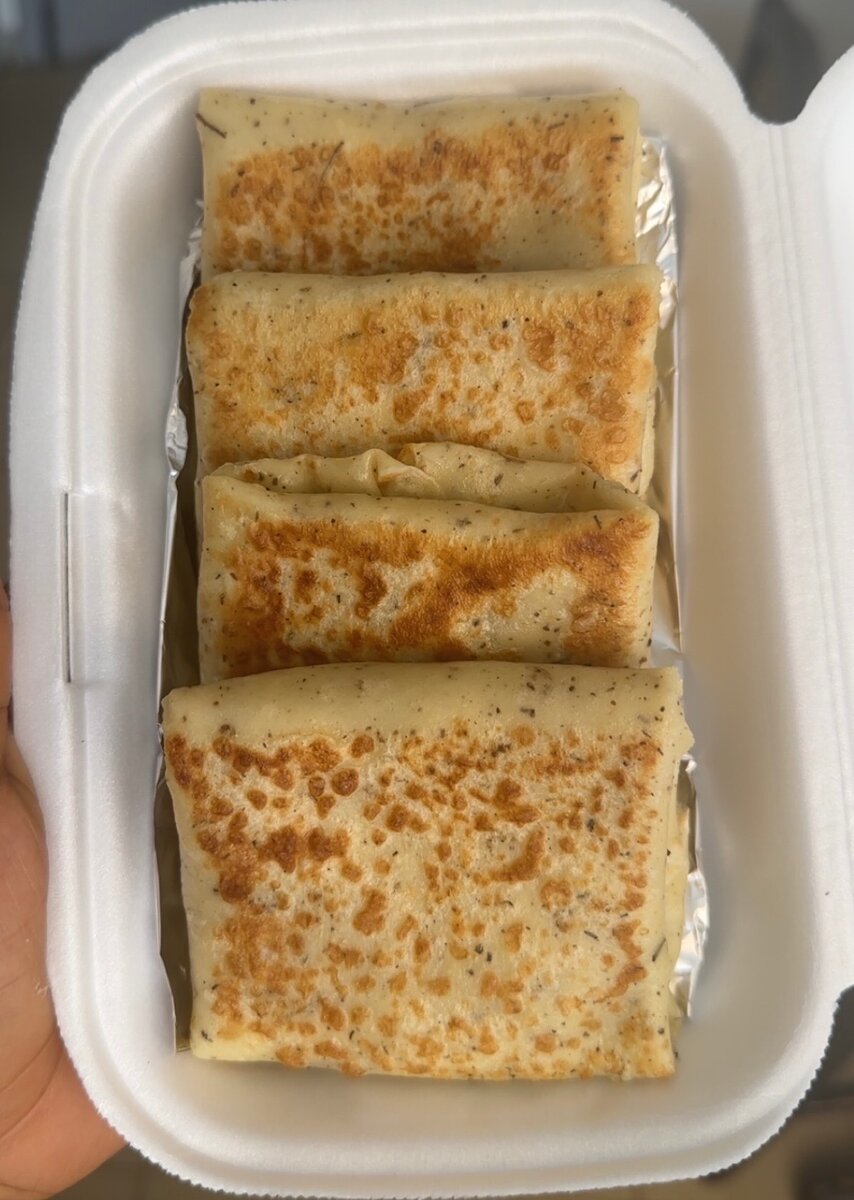 Crêpes fourrées savoureuses