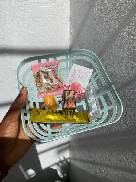 Panier Cadeau de Bonbons